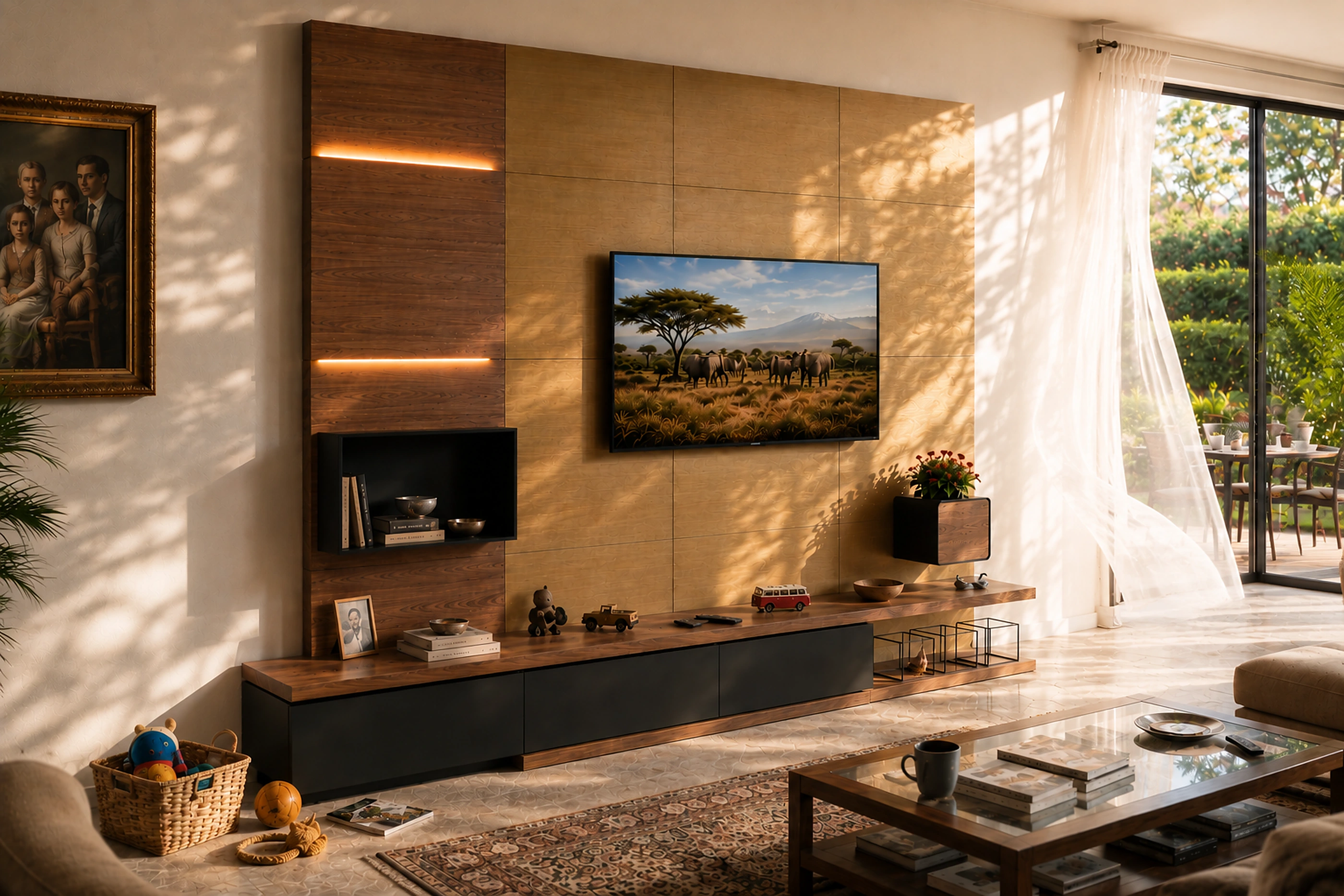 Interno caldo e silenzioso con parete IconicWall